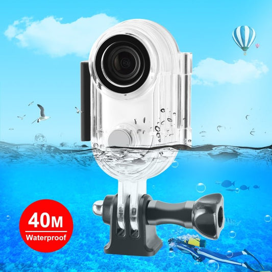 For Insta360 GO 3 PULUZ 40m Underwater Waterproof Housing Case with Base Adapter & Screw, 40m Waterproof Housing Case - ORIWHIZDJI & Insta360 AccessoriesInsta360 GO SeriesProtection & Cases
