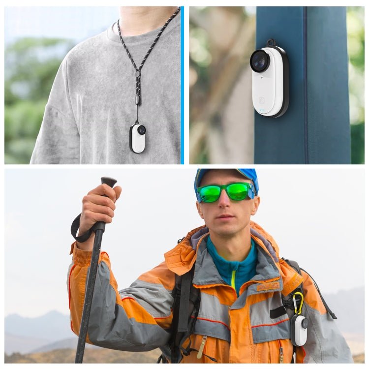 For Insta360 GO 3 PULUZ Body Magnetic Plastic Protective Frame Cage with Carabiner, Magnetic Frame with Carabiner - ORIWHIZDJI & Insta360 AccessoriesInsta360 GO SeriesProtection & Cases