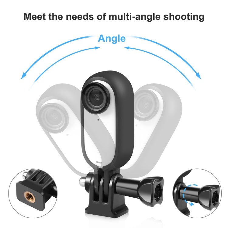For Insta360 GO 3 PULUZ Body Plastic Protective Frame Cage with Screw & Adapter, Protective Frame Cage with Screw & Adapte - ORIWHIZDJI & Insta360 AccessoriesInsta360 GO SeriesProtection & Cases