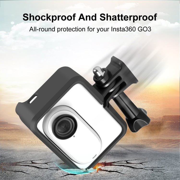 For Insta360 GO 3 PULUZ Camera Battery Case Cooling Plastic Protective Frame, Cooling Plastic Protective Frame - ORIWHIZDJI & Insta360 AccessoriesInsta360 GO SeriesProtection & Cases