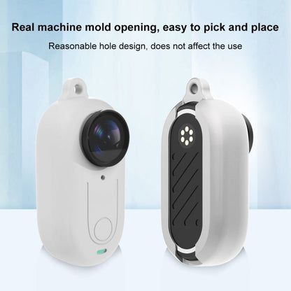 For Insta360 GO 3 PULUZ Camera Silicone Case with Lens Cover, Silicone Case with Lens Cover (White), Silicone Case with Lens Cover (Black), Silicone Case with Lens Cover (Red) - ORIWHIZDJI & Insta360 AccessoriesInsta360 GO SeriesProtection & Cases