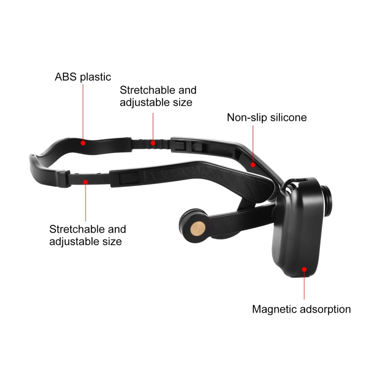For Insta360 GO 3 PULUZ Magnetic POV Holder Head Mount, Head Mount - ORIWHIZDJI & Insta360 AccessoriesInsta360 GO SeriesMounts