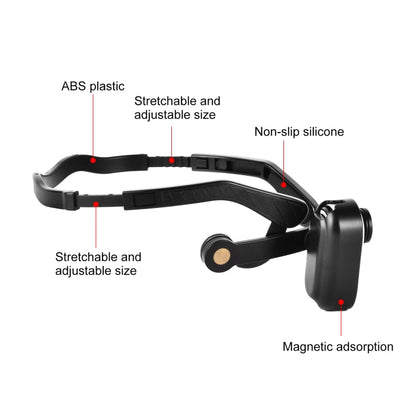 For Insta360 GO 3 PULUZ Magnetic POV Holder Head Mount, Head Mount - ORIWHIZDJI & Insta360 AccessoriesInsta360 GO SeriesMounts