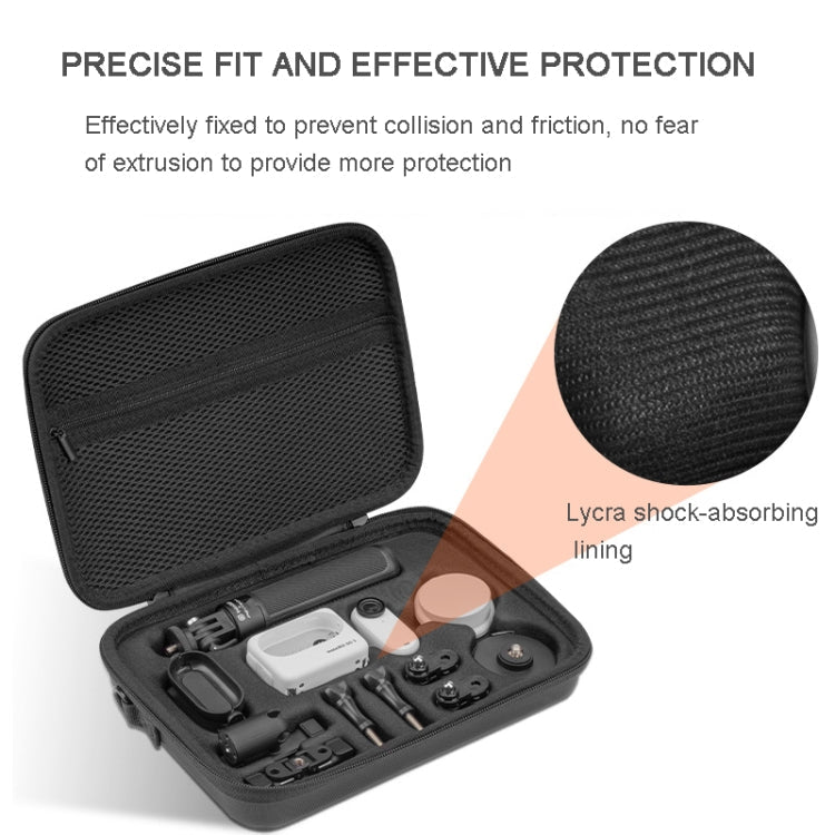 For Insta360 GO 3 XFJI Storage Bag Portable Travel Bag Complete Carrying Case, For Insta360 GO 3 - ORIWHIZDJI & Insta360 AccessoriesInsta360 GO SeriesProtection & Cases