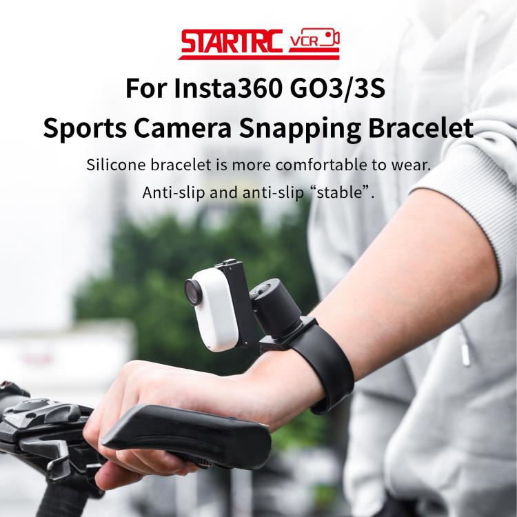 For Insta360 GO 3S / GO 3 STARTRC Silicone Wristband Snap Ring Quick Release Fixed Adapter Mount, For Insta360 GO 3S / GO 3 - ORIWHIZDJI & Insta360 AccessoriesInsta360 GO SeriesMounts