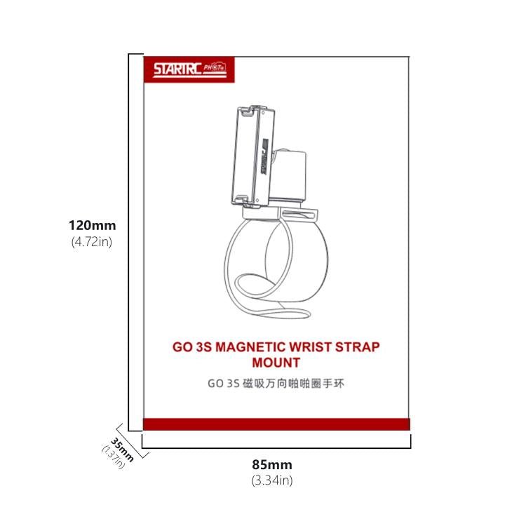 For Insta360 GO 3S / GO 3 STARTRC Silicone Wristband Snap Ring Quick Release Fixed Adapter Mount, For Insta360 GO 3S / GO 3 - ORIWHIZDJI & Insta360 AccessoriesInsta360 GO SeriesMounts