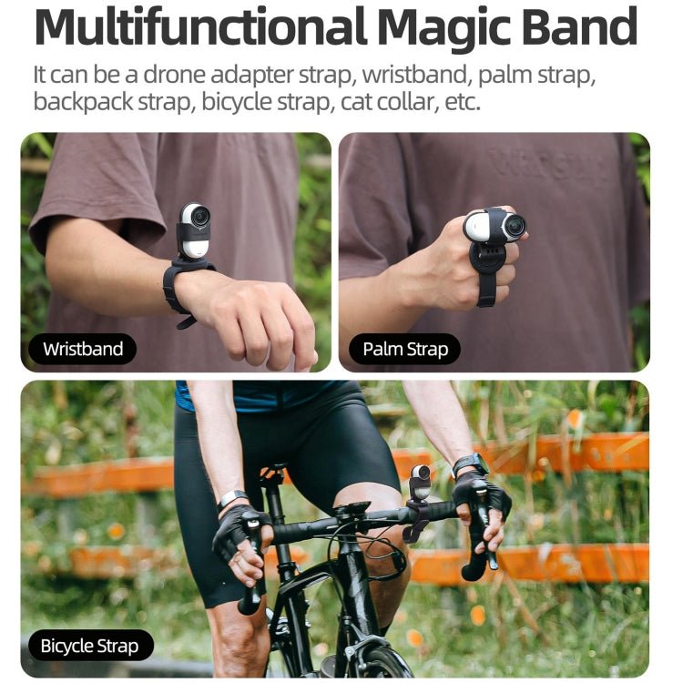 For Insta360 GO 3S / GO 3 Sunnylife Camera Strap Magnetic Mount Drone Mount Silicone Wristband Backpack Stripe, For Insta360 GO 3S / GO 3 - ORIWHIZDJI & Insta360 AccessoriesInsta360 GO SeriesMounts