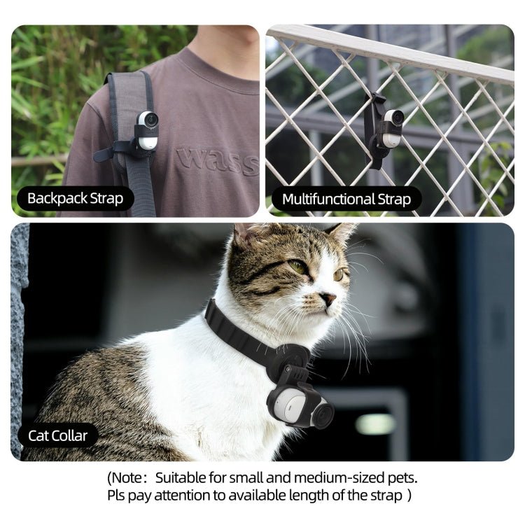 For Insta360 GO 3S / GO 3 Sunnylife Camera Strap Magnetic Mount Drone Mount Silicone Wristband Backpack Stripe, For Insta360 GO 3S / GO 3 - ORIWHIZDJI & Insta360 AccessoriesInsta360 GO SeriesMounts