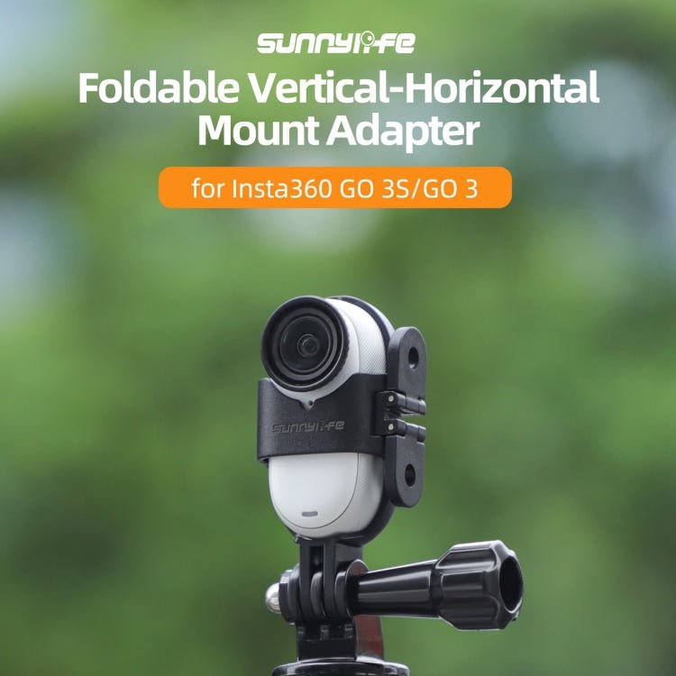 For Insta360 GO 3S / GO 3 Sunnylife Foldable Vertical - Horizontal Mount Adapter Protective Frame Brackets Housing Case, For Insta360 GO 3S / GO 3 - ORIWHIZDJI & Insta360 AccessoriesInsta360 GO SeriesMounts