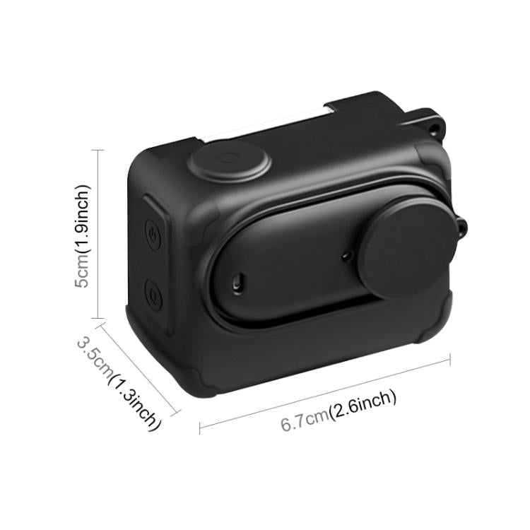For Insta360 GO 3S PULUZ Camera Charging Box Silicone Cover with Lens Cap & Strap, For Insta360 GO 3S - ORIWHIZDJI & Insta360 AccessoriesInsta360 GO SeriesProtection & Cases