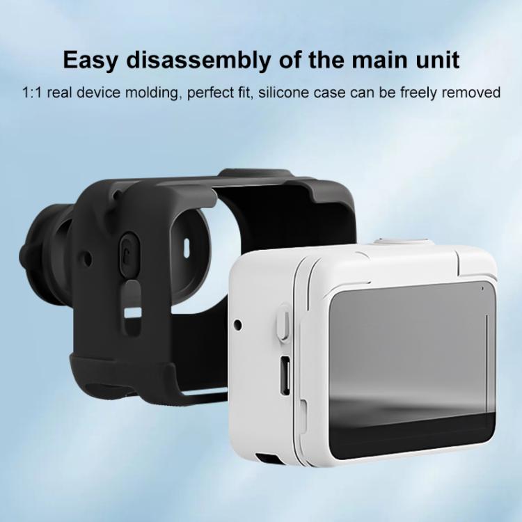 For Insta360 GO 3S PULUZ Camera Charging Box Silicone Cover with Lens Cap & Strap, For Insta360 GO 3S - ORIWHIZDJI & Insta360 AccessoriesInsta360 GO SeriesProtection & Cases