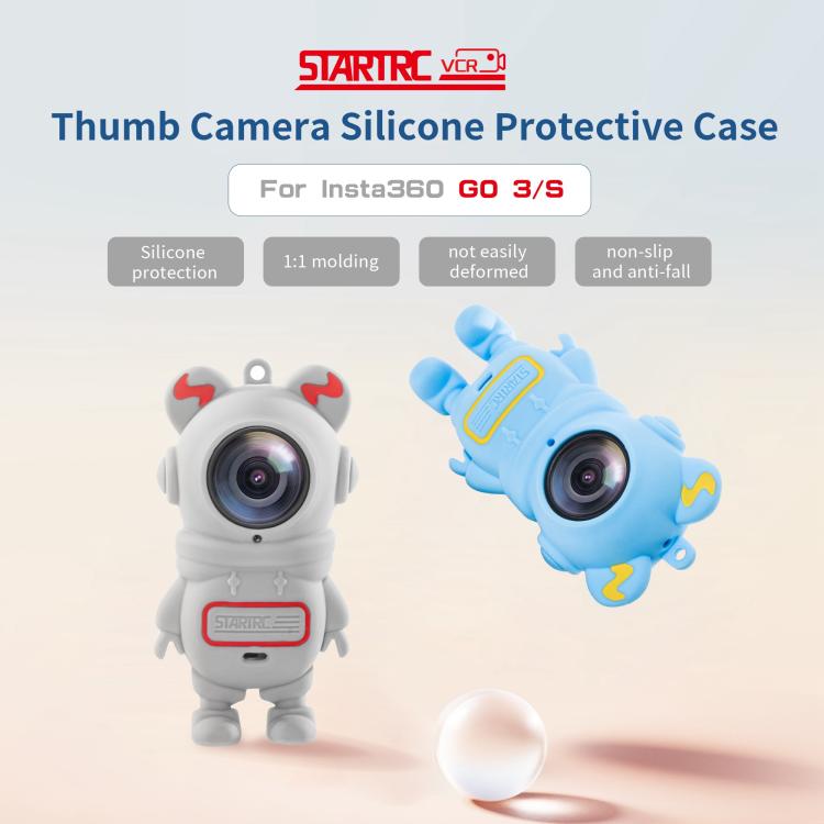 For Insta360 GO 3S STARTRC Cartoon Silicone Protective Case, For Insta360 GO 3S - ORIWHIZDJI & Insta360 AccessoriesInsta360 GO SeriesProtection & Cases