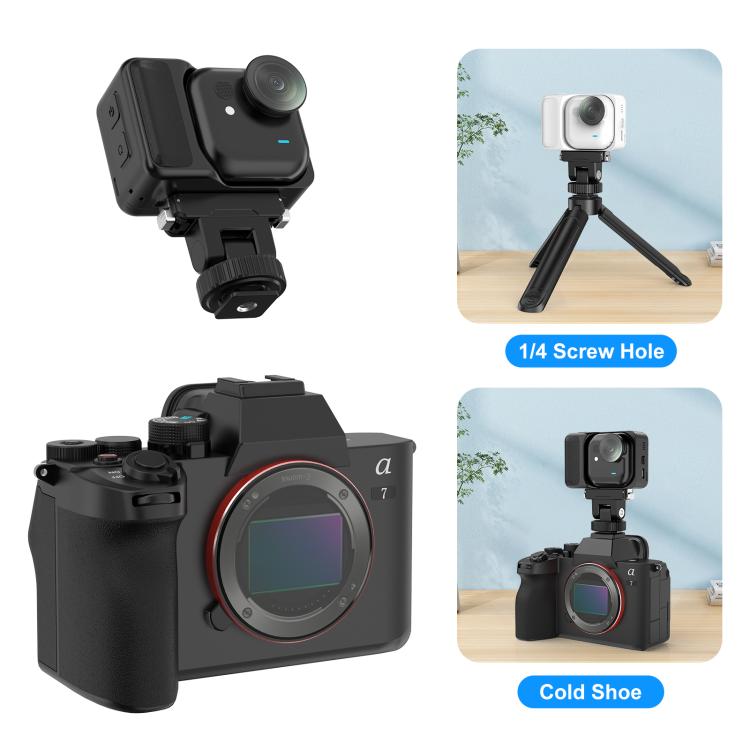 For Insta360 GO UItra PULUZ Plastic Gimbal Magnetic Quick Release Base Mount, Gimbal Quick Release Base - ORIWHIZDJI & Insta360 AccessoriesInsta360 GO SeriesMounts