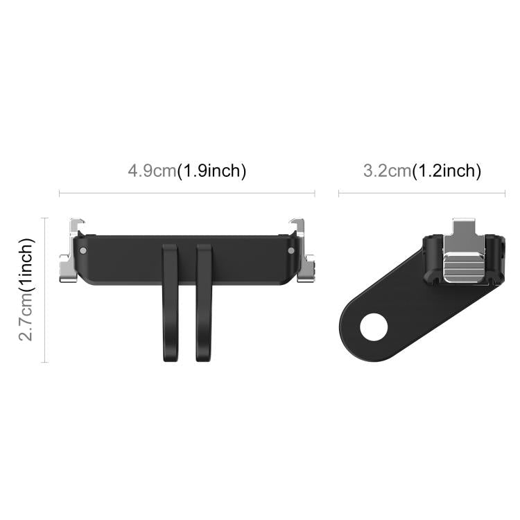 For Insta360 GO UItra PULUZ Plastic Magnetic Quick Release Base Mount, Quick Release Base - ORIWHIZDJI & Insta360 AccessoriesInsta360 GO SeriesMounts