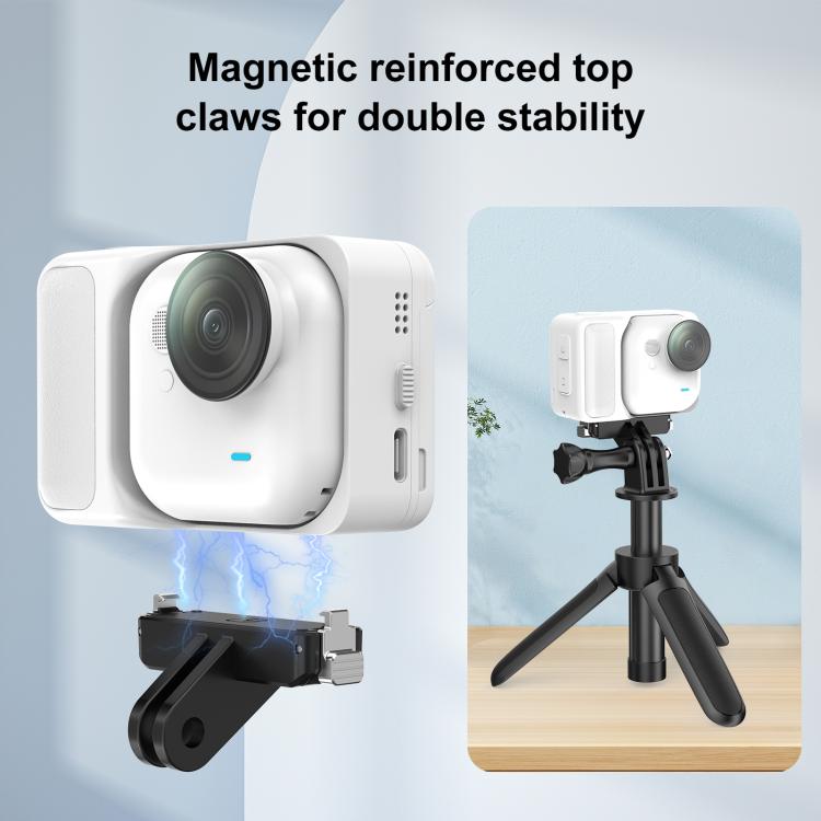 For Insta360 GO UItra PULUZ Plastic Magnetic Quick Release Base Mount, Quick Release Base - ORIWHIZDJI & Insta360 AccessoriesInsta360 GO SeriesMounts