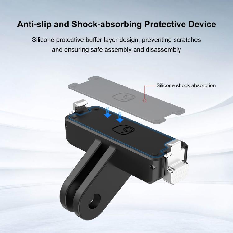 For Insta360 GO UItra PULUZ Plastic Magnetic Quick Release Base Mount, Quick Release Base - ORIWHIZDJI & Insta360 AccessoriesInsta360 GO SeriesMounts