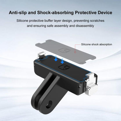 For Insta360 GO UItra PULUZ Plastic Magnetic Quick Release Base Mount, Quick Release Base - ORIWHIZDJI & Insta360 AccessoriesInsta360 GO SeriesMounts