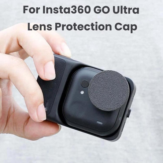 غطاء عدسة بلاستيكي مقاوم للخدش لكاميرا Insta360 GO Ultra (قطعتان) - غطاء عدسة - أصلي من ORIWHIZDJI وملحقات Insta360 وسلسلة Insta360 GO
