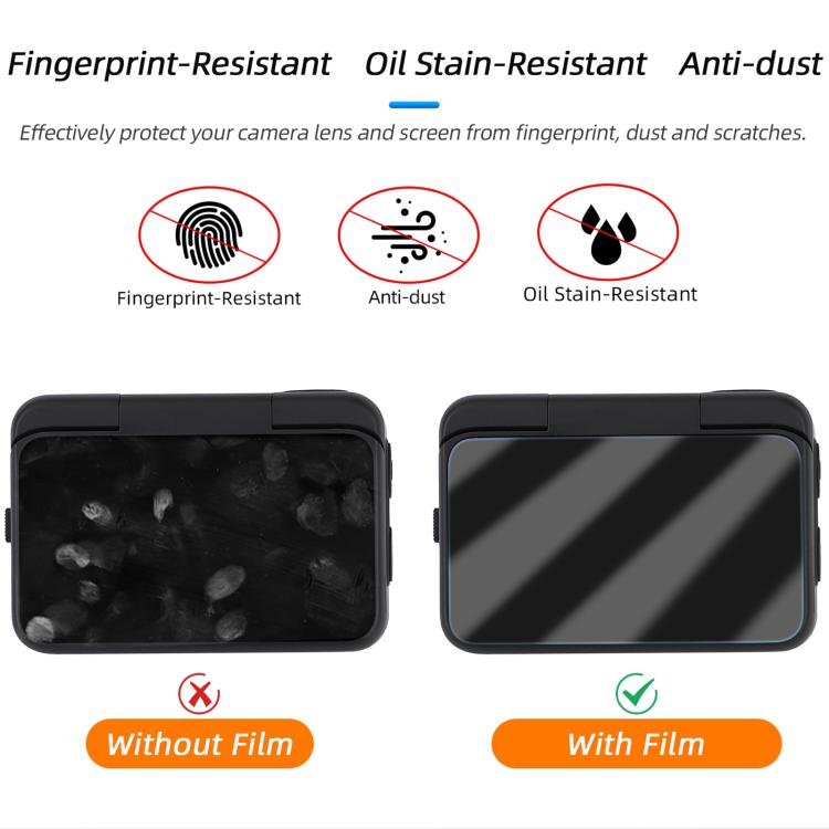 For Insta360 GO Ultra 2pcs Sunnylife Screen Lens Explosion - proof Film, Sunnylife - ORIWHIZDJI & Insta360 AccessoriesInsta360 GO SeriesProtection & Cases
