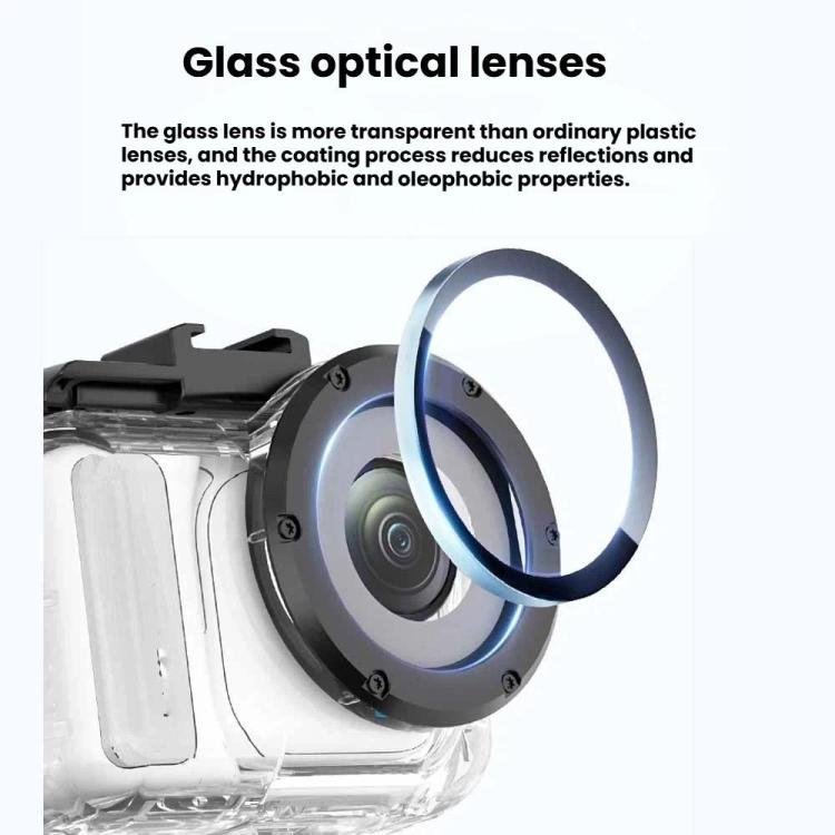 For Insta360 GO Ultra 60m Waterproof Case Kit Dive Housing With Dual Cold Shoe - ORIWHIZDJI & Insta360 AccessoriesInsta360 GO SeriesProtection & Cases