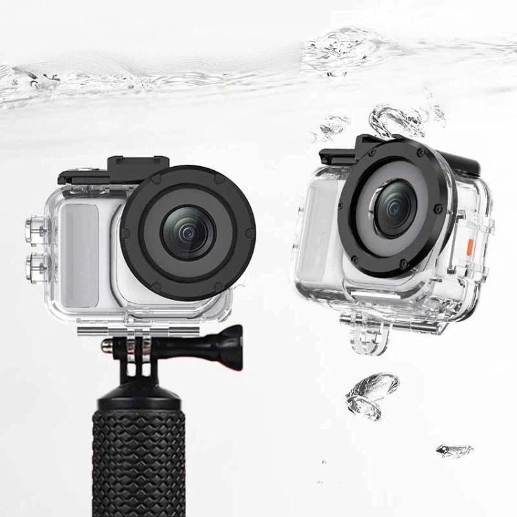 For Insta360 GO Ultra 60m Waterproof Case Kit Dive Housing With Dual Cold Shoe - ORIWHIZDJI & Insta360 AccessoriesInsta360 GO SeriesProtection & Cases