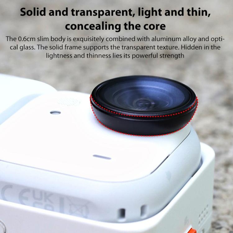 For Insta360 GO Ultra Aluminum Alloy HD Glass Lens Protector, For Insta360 GO Ultra HD Glass Lens - ORIWHIZDJI & Insta360 AccessoriesInsta360 GO SeriesLen Accessories