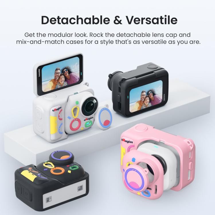 For Insta360 Go Ultra aMagisn Colorful Silicone Case Fun Durable Camera Skin Cover - ORIWHIZaMagisnDJI & Insta360 AccessoriesInsta360 GO Series