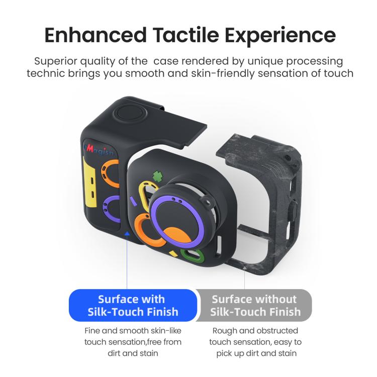 For Insta360 Go Ultra aMagisn Colorful Silicone Case Fun Durable Camera Skin Cover - ORIWHIZaMagisnDJI & Insta360 AccessoriesInsta360 GO Series