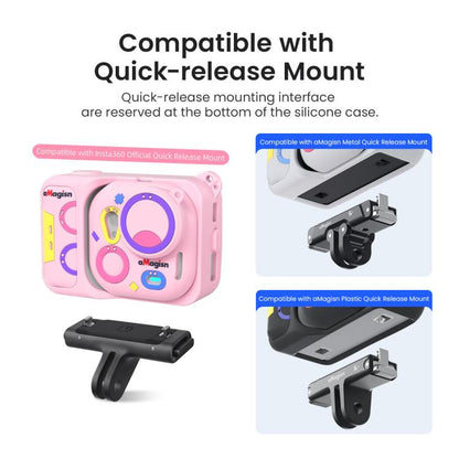 For Insta360 Go Ultra aMagisn Colorful Silicone Case Fun Durable Camera Skin Cover - ORIWHIZaMagisnDJI & Insta360 AccessoriesInsta360 GO Series