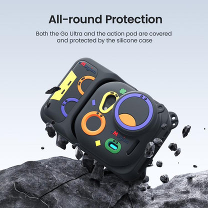 For Insta360 Go Ultra aMagisn Colorful Silicone Case Fun Durable Camera Skin Cover - ORIWHIZaMagisnDJI & Insta360 AccessoriesInsta360 GO Series
