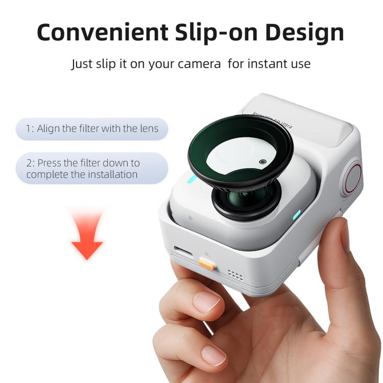 For Insta360 GO Ultra aMagisn Quick - Release Lens Filters Camera Accessories, UV, CPL, ND8+ND16+ND32+ND64, ND8+ND16+ND32+CPL - ORIWHIZaMagisnDJI & Insta360 AccessoriesInsta360 GO Series