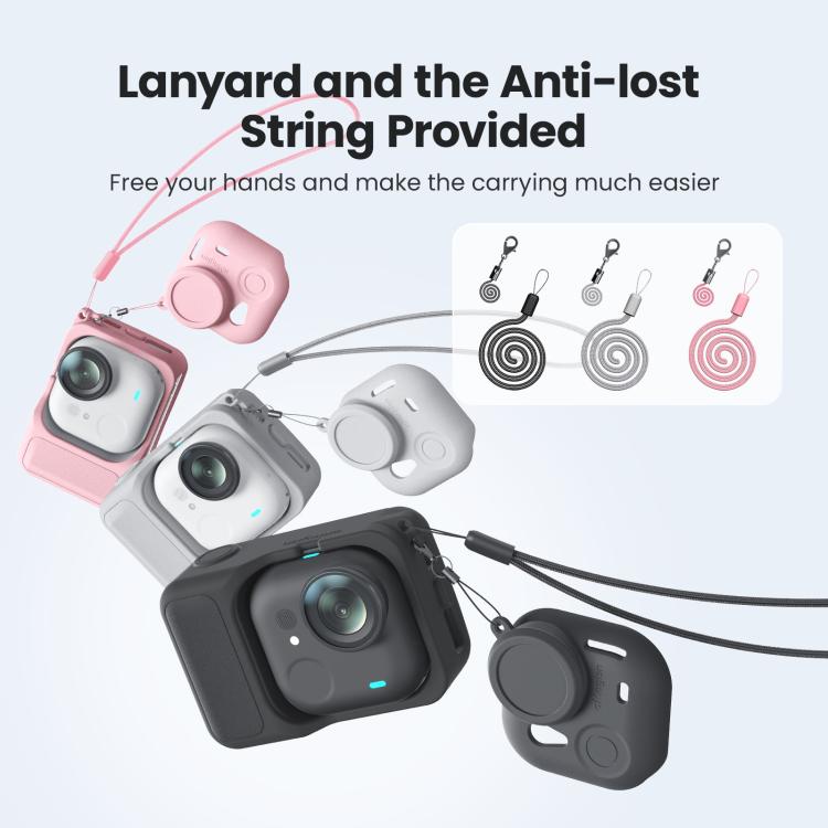 For Insta360 Go Ultra aMagisn Silicone Protective Case Kit All - round Protection Shell - ORIWHIZaMagisnDJI & Insta360 AccessoriesInsta360 GO Series