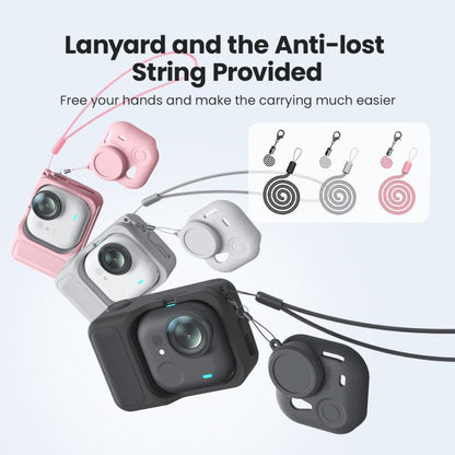 For Insta360 Go Ultra aMagisn Silicone Protective Case Kit All - round Protection Shell - ORIWHIZaMagisnDJI & Insta360 AccessoriesInsta360 GO Series