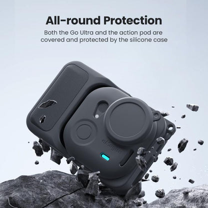 For Insta360 Go Ultra aMagisn Silicone Protective Case Kit All - round Protection Shell - ORIWHIZaMagisnDJI & Insta360 AccessoriesInsta360 GO Series
