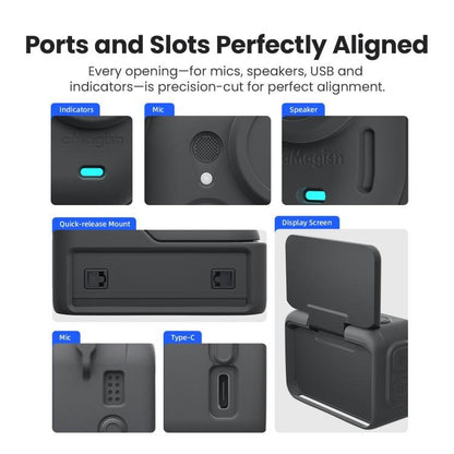 For Insta360 Go Ultra aMagisn Silicone Protective Case Kit All - round Protection Shell - ORIWHIZaMagisnDJI & Insta360 AccessoriesInsta360 GO Series