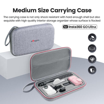For Insta360 GO Ultra aMagisn Storage Case Protective Bag for Camera, Silicone Sleeve, Cage, Selfie Stick and Accessories, For Insta360 GO Ultra - ORIWHIZaMagisnDJI & Insta360 AccessoriesInsta360 GO Series