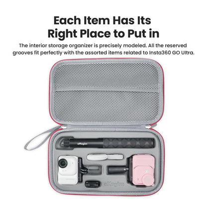 For Insta360 GO Ultra aMagisn Storage Case Protective Bag for Camera, Silicone Sleeve, Cage, Selfie Stick and Accessories, For Insta360 GO Ultra - ORIWHIZaMagisnDJI & Insta360 AccessoriesInsta360 GO Series