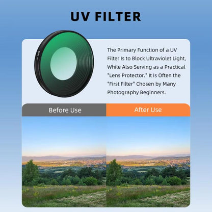 For Insta360 Go Ultra BRDRC Lens Filter Camera Accessories, UV, CPL, ND16, ND8+ND16+ND32 - ORIWHIZBRDRCDJI & Insta360 AccessoriesInsta360 GO Series