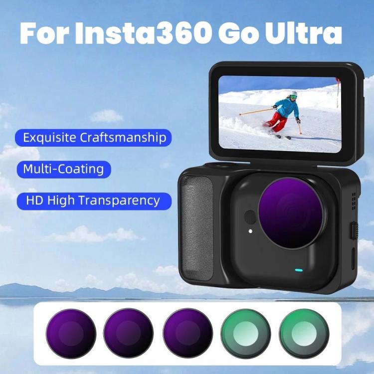For Insta360 Go Ultra BRDRC Lens Filter Camera Accessories, UV, CPL, ND16, ND8+ND16+ND32 - ORIWHIZBRDRCDJI & Insta360 AccessoriesInsta360 GO Series