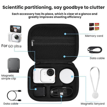 For Insta360 Go Ultra BRDRC Portable Accessory Storage Bag - ORIWHIZBRDRCDJI & Insta360 AccessoriesInsta360 GO Series
