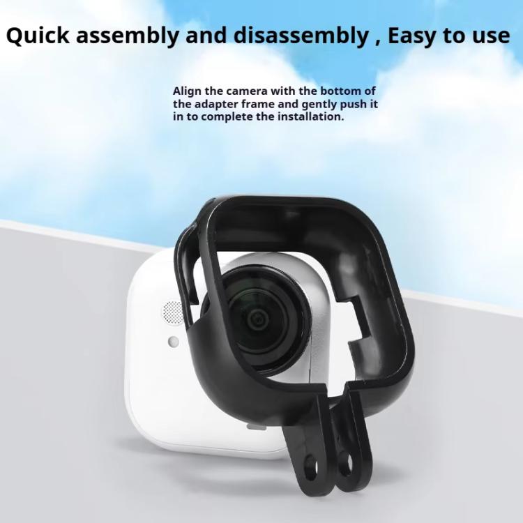 For Insta360 GO Ultra Camera PC Frame Mount Protective Housing Case, PC Frame - ORIWHIZDJI & Insta360 AccessoriesInsta360 GO SeriesMounts
