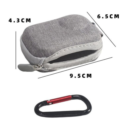 For Insta360 GO Ultra Carrying Case Shockproof EVA Portable Travel Storage Bag With Carabiner Clip, Carrying Case Gray - ORIWHIZDJI & Insta360 AccessoriesInsta360 GO SeriesProtection & Cases