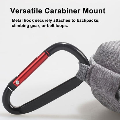 For Insta360 GO Ultra Carrying Case Shockproof EVA Portable Travel Storage Bag With Carabiner Clip, Carrying Case Gray - ORIWHIZDJI & Insta360 AccessoriesInsta360 GO SeriesProtection & Cases