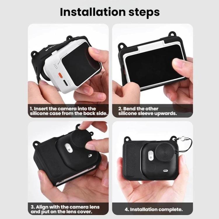 For Insta360 Go Ultra Flymile Action Camera Silicone Protective Case - ORIWHIZDJI & Insta360 AccessoriesFlymileInsta360 GO Series