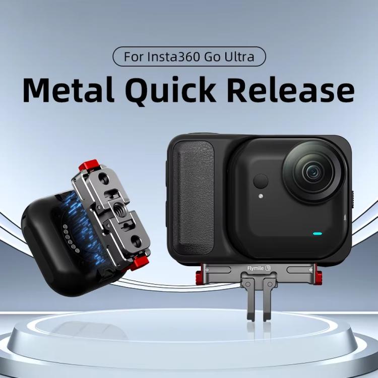For Insta360 Go Ultra Flymile Magnetic Quick - Release Adapter Aluminum Alloy Mount Extension Accessory, Go Ultra - ORIWHIZDJI & Insta360 AccessoriesFlymileInsta360 GO Series