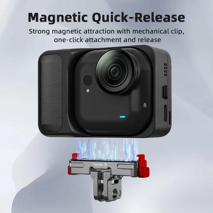 For Insta360 Go Ultra Flymile Magnetic Quick - Release Adapter Aluminum Alloy Mount Extension Accessory, Go Ultra - ORIWHIZDJI & Insta360 AccessoriesFlymileInsta360 GO Series