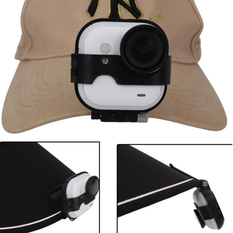 For Insta360 GO Ultra Hat Mount Clip Adjustable Cap Brim Fixing Bracket For First - Person Perspective Filming - ORIWHIZDJI & Insta360 AccessoriesInsta360 GO SeriesMounts