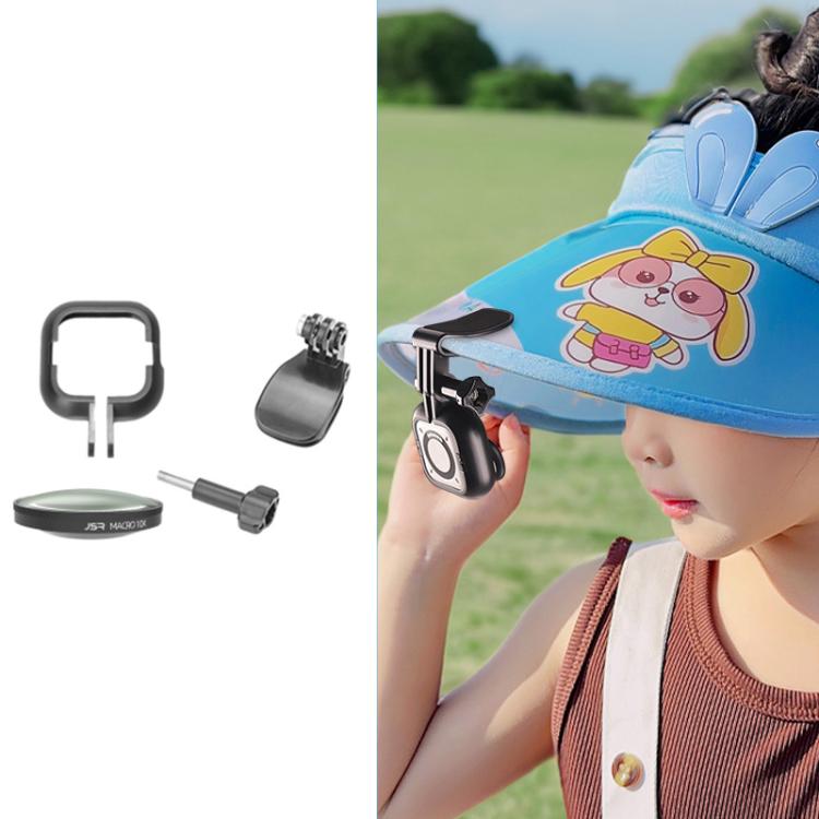 For Insta360 GO Ultra JSR LH Series 10X Macro Lens, Single Filter, With Hat Clip, With Frame + Hat Clip, With Frame + Selfie Stick - ORIWHIZDJI & Insta360 AccessoriesInsta360 GO SeriesJSR