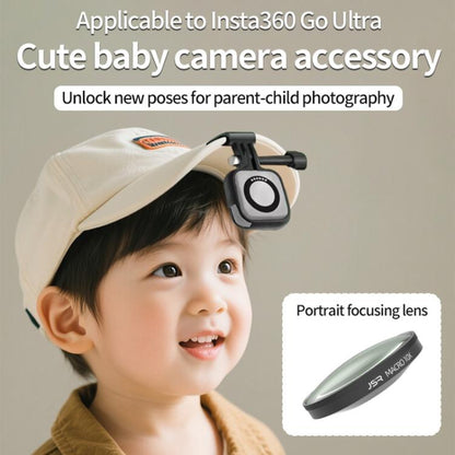 For Insta360 GO Ultra JSR LH Series 10X Macro Lens, Single Filter, With Hat Clip, With Frame + Hat Clip, With Frame + Selfie Stick - ORIWHIZDJI & Insta360 AccessoriesInsta360 GO SeriesJSR