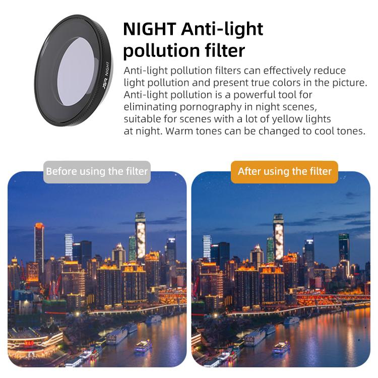 For Insta360 GO Ultra JSR LH Series Lens Filter, UV, CPL, ND8, ND16, ND32, ND64, ND8PL, ND16PL, ND32PL, ND64PL, NIGHT, STAR, Streak Drawing Blue, Streak Drawing Gold, 3 in 1 ND8/16/32, 4 in 1 CPL ND8/16/32, 4 in 1 ND8/16/32/64, 4 in 1 ND8 - 64PL         ... - ORIWHIZDJI & Insta360 AccessoriesInsta360 GO SeriesJSR